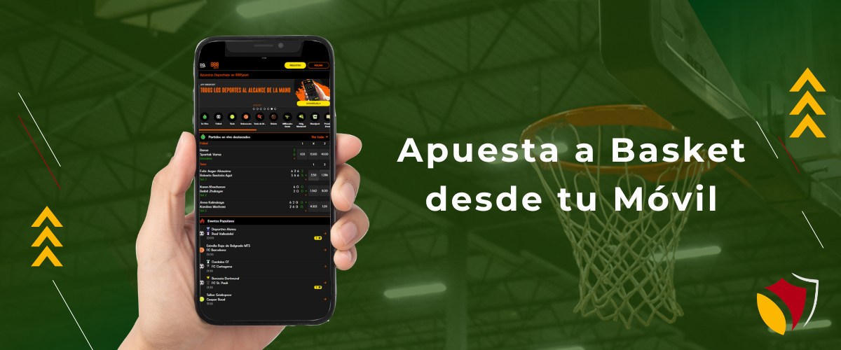 Apuesta a Basket desde tu Móvil, apuestalegal24.com