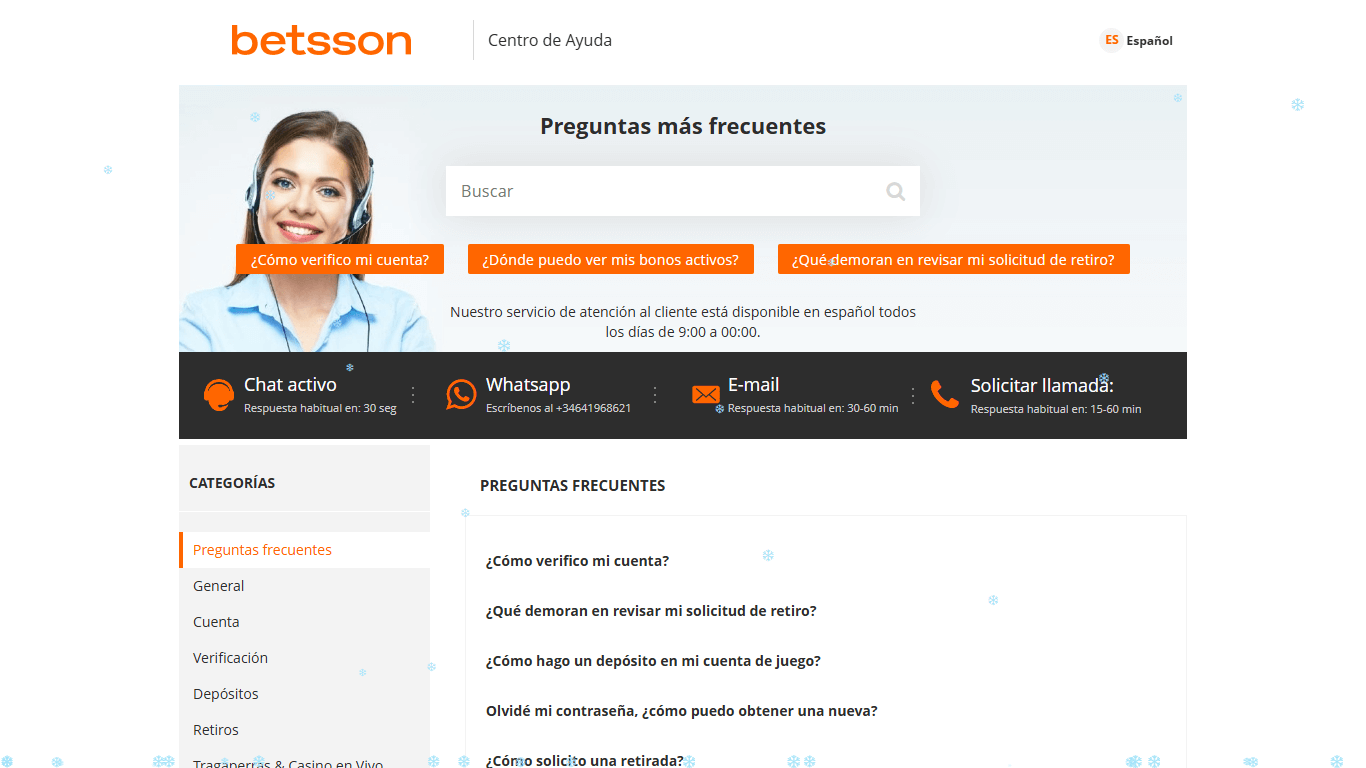 Betsson support Spain, apuestalegal24.com