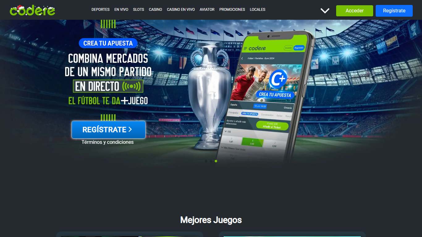 Codere Main Page