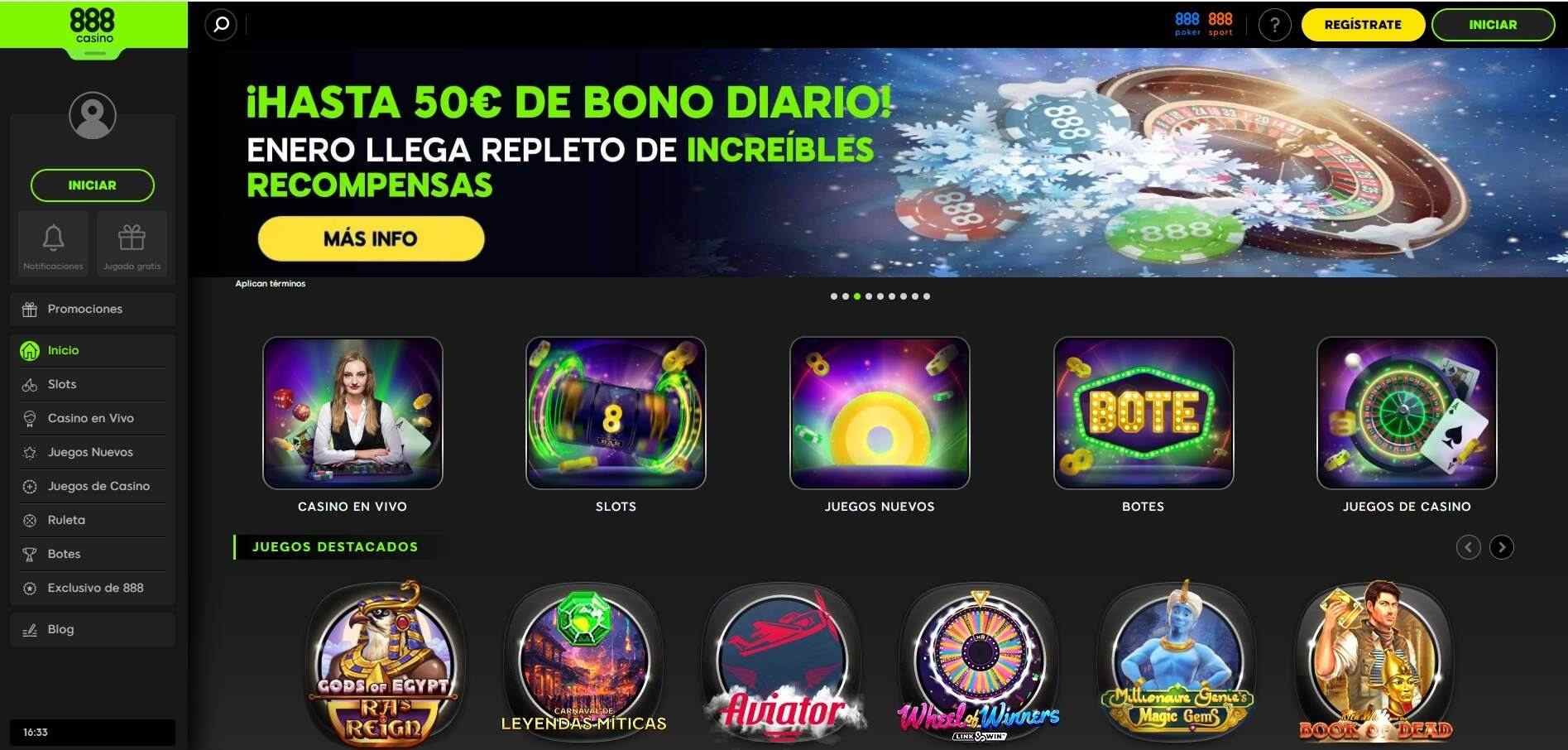 888casino home pc