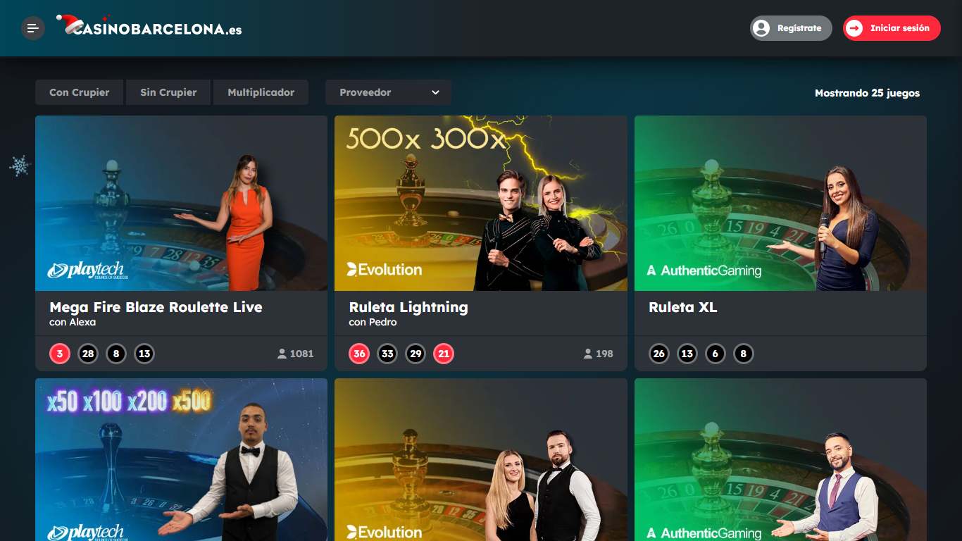 Casino Barcelona Live roulette ES