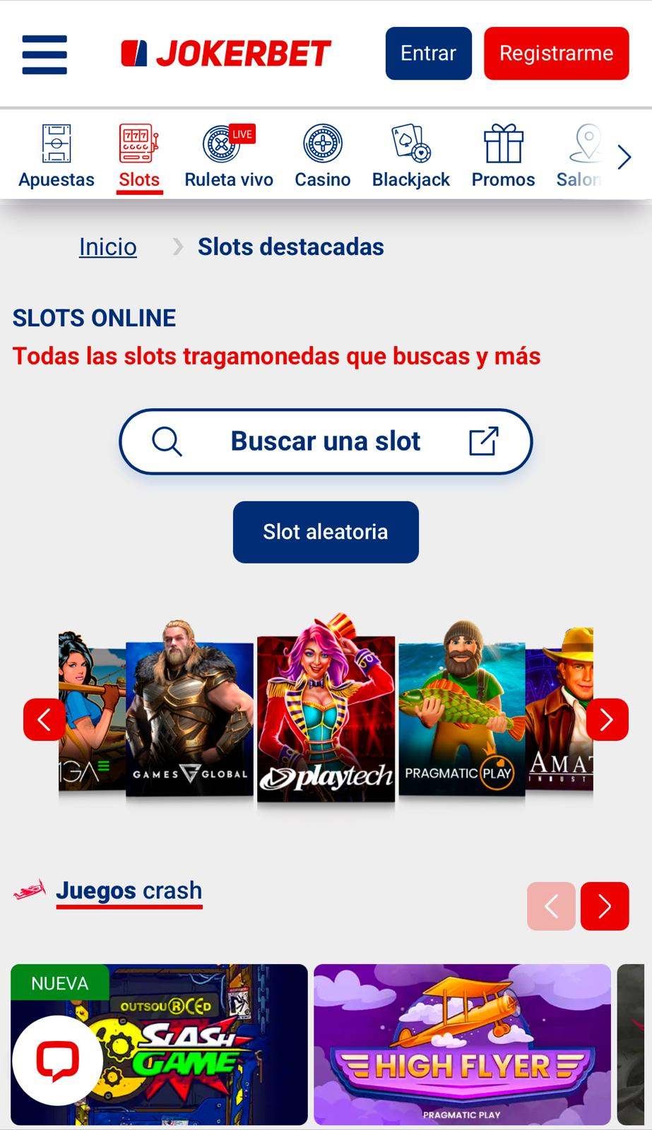 Casino jokerbet movil