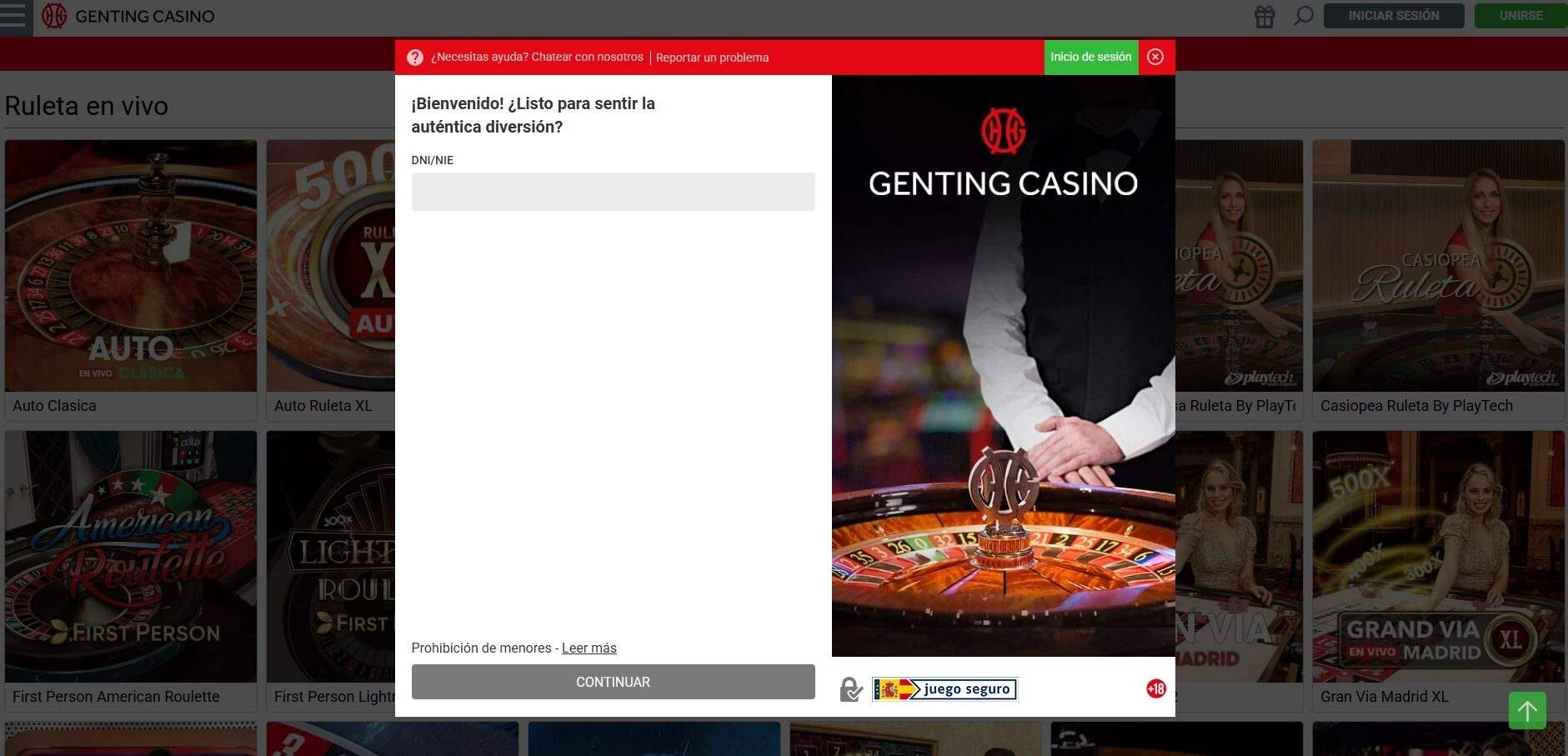 Genting casino registro pc