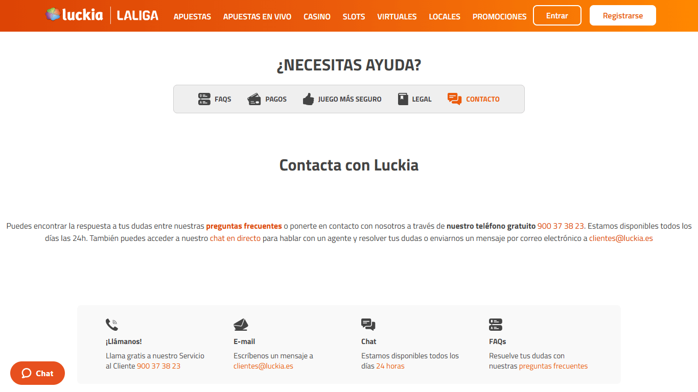 Luckia Support Spain