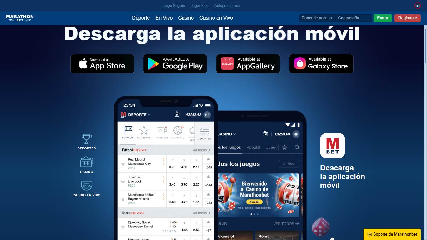 Marathonbet Mobile App Spain