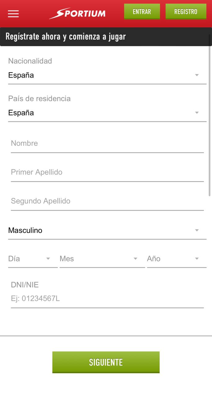 Registro y primeros pasos Mobile