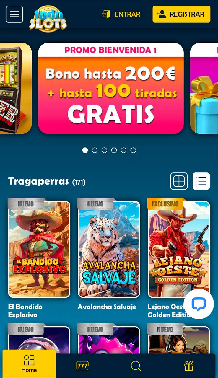 Todoslots casino online en España