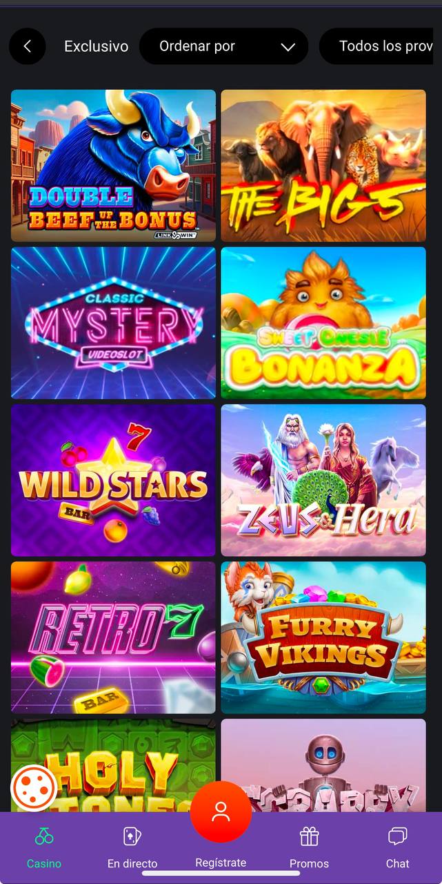 Slots exclusivos en One Casino