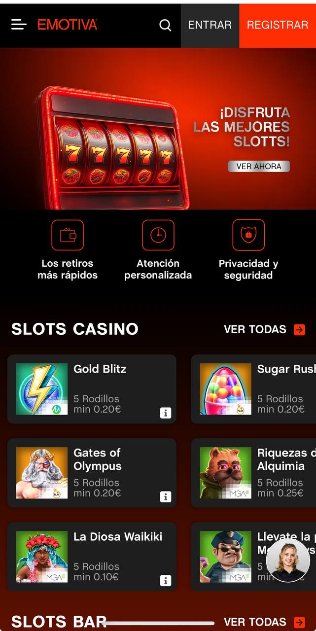 Slots en Emotiva Casino