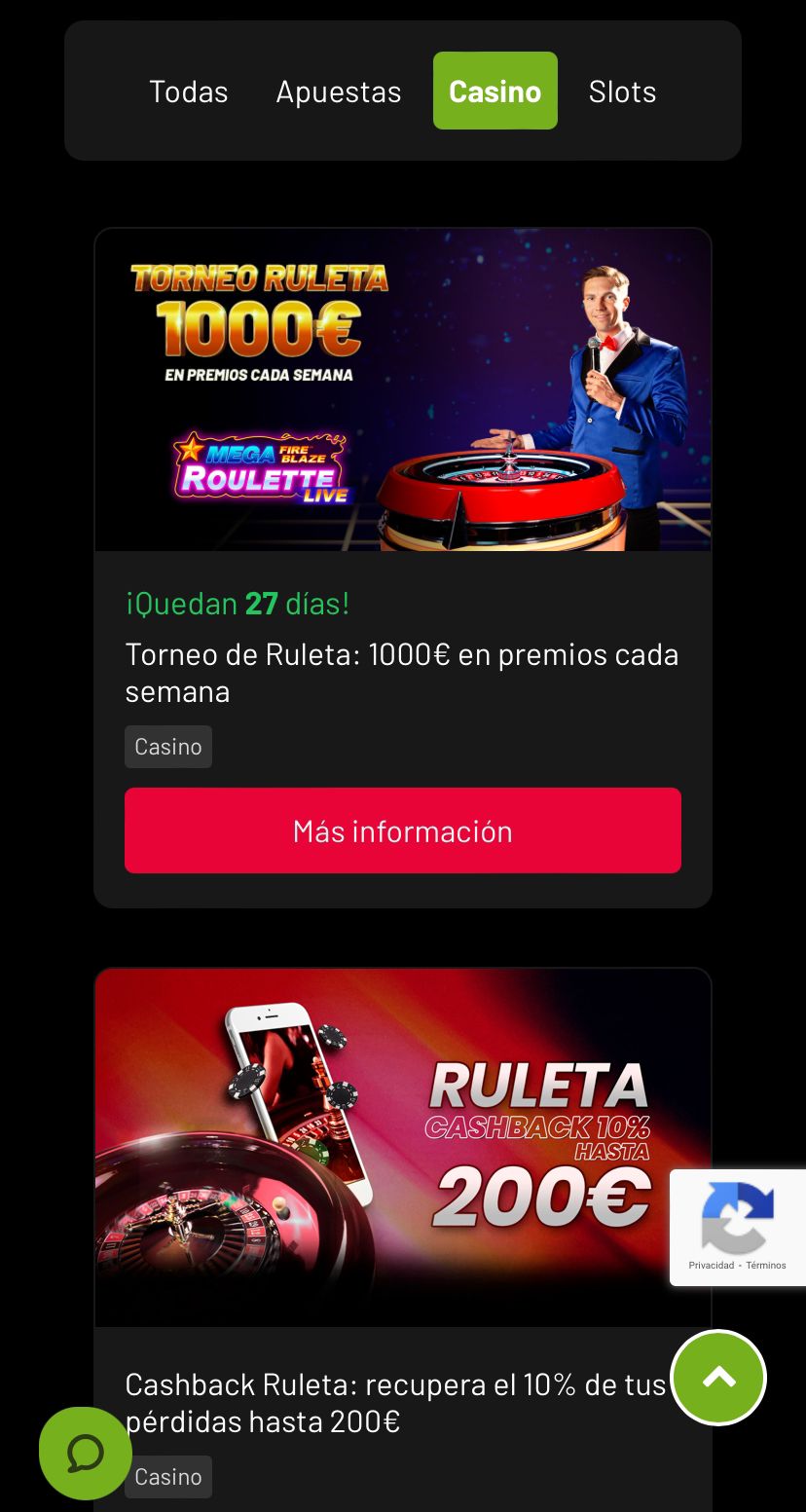 Promociones en Juegging Casino